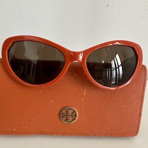 Tory Burch Orange Sunglasses